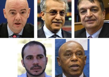 FIFA: Cinq candidats confirmés pour le poste de président