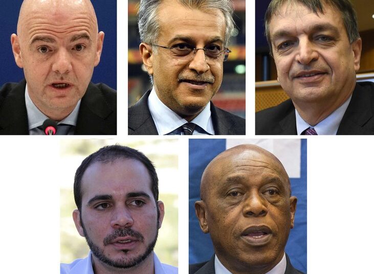 FIFA: Cinq candidats confirmés pour le poste de président