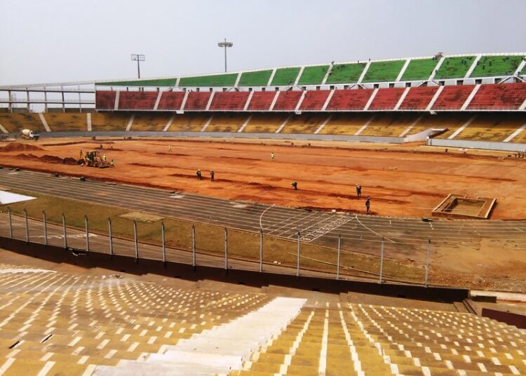 Réfection du Stade Ahmadou Ahidjo en images