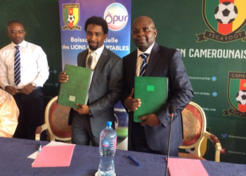 Opur, boisson officielle des Lions Indomptables