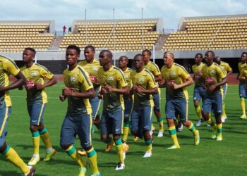 CMR – AFS: Les Bafana Bafana reconnaissent la pelouse (images)