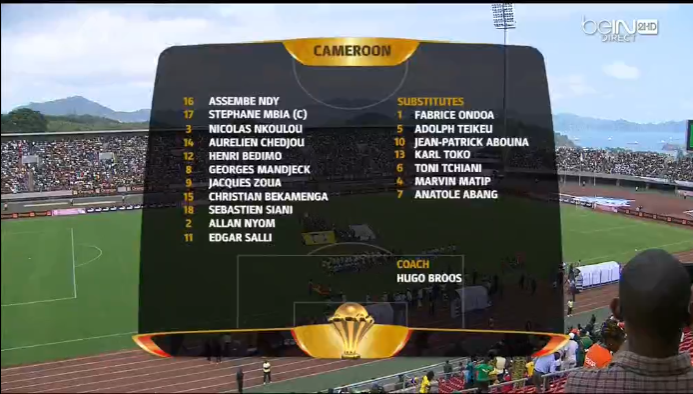 Cameroun – Afrique du Sud: 2 – 2