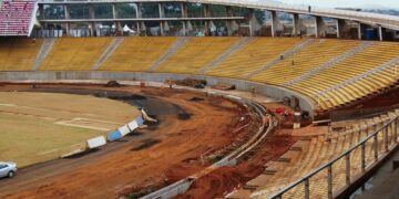 CAN 2016 : la visite du stade Omnisports de Yaoundé en images