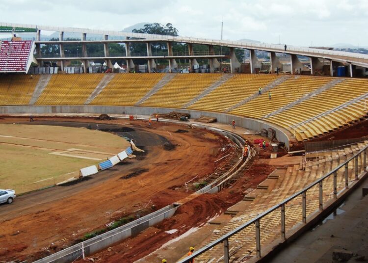 CAN 2016 : la visite du stade Omnisports de Yaoundé en images