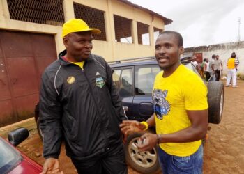 Dschang : Landry Nguemo au stade du Cenajes