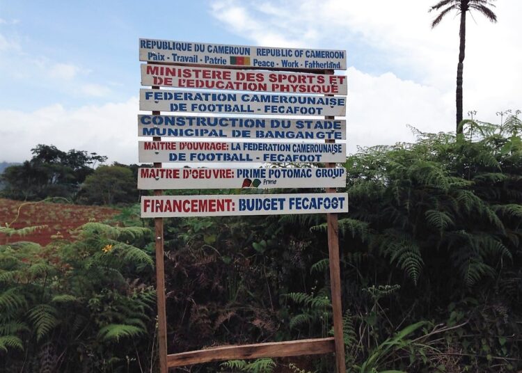 Bangangté: Le chantier du nouveau stade n’avance pas