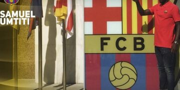 FC Barcelone : Umtiti présenté à la presse
