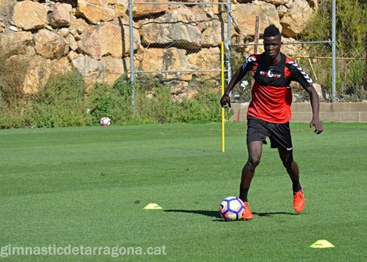 Mohamed Djetei: première séance d’entraînement en Espagne