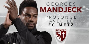 Mandjeck prolonge à Metz