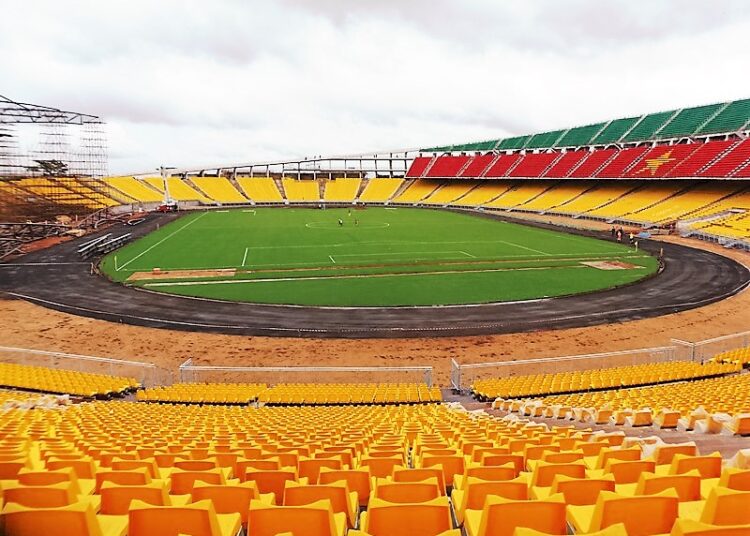 Images : le relifting du stade Omnisports de Yaoundé