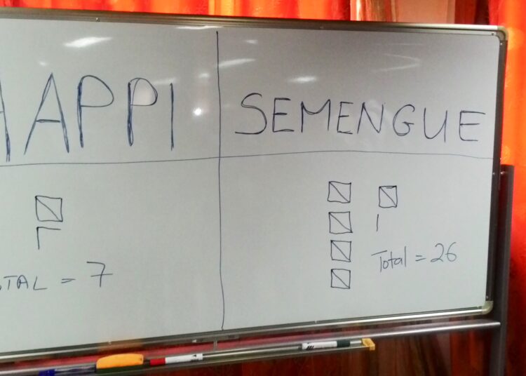 Pierre Semengue, premier président élu de la LFPC