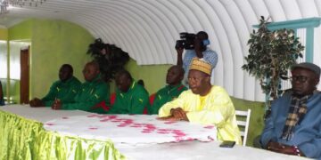 Les Lionceaux encouragé par le gouverneur de l’Ouest