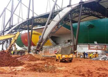 CAN 2016 : le stade Omnisports de Yaoundé à J-36