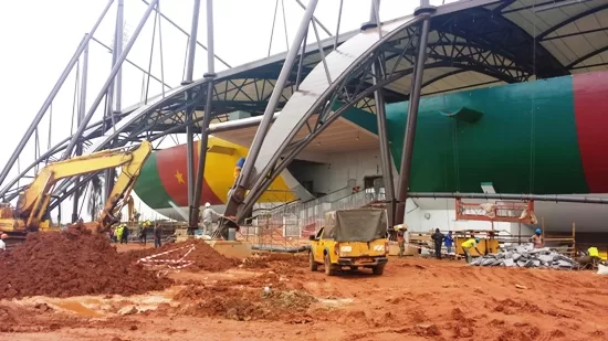 CAN 2016 : le stade Omnisports de Yaoundé à J-36