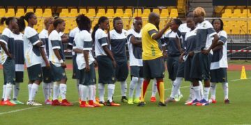 CAN 2016 : la séance d&rsquo;entraînement des Lionnes en images