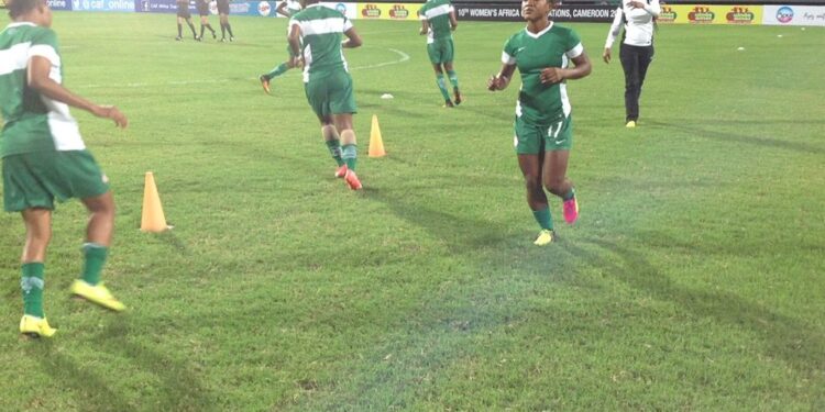 Nigéria-Afrique du Sud: Dernier entrainement des super Falcons (en mages)