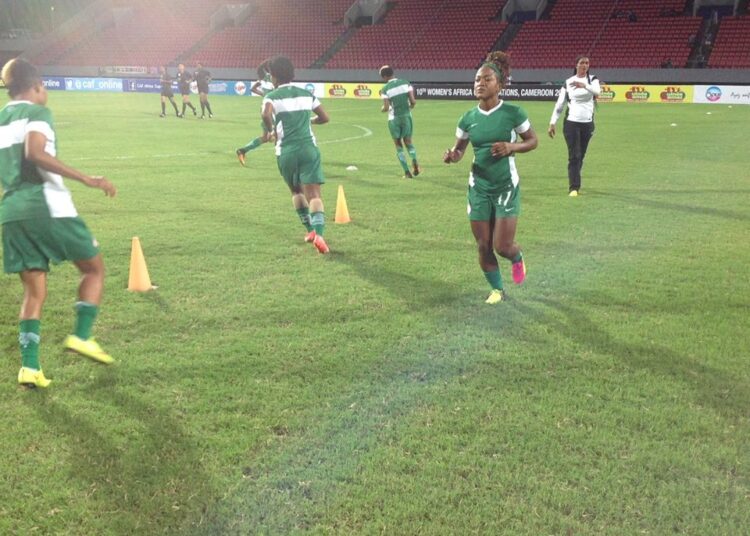 Nigéria-Afrique du Sud: Dernier entrainement des super Falcons (en mages)
