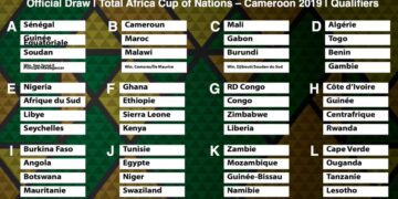 CAN 2019 : les résultats du tirage au sort