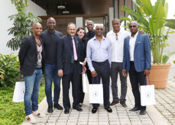 Des anciens Lions à la Fondation Sylvia Bongo Ondimba