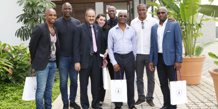 Des anciens Lions à la Fondation Sylvia Bongo Ondimba