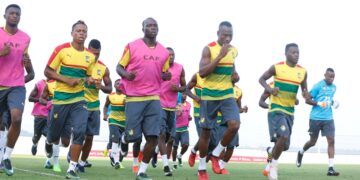 Moanda : les Lions s&rsquo;entraînent en toute sérénité