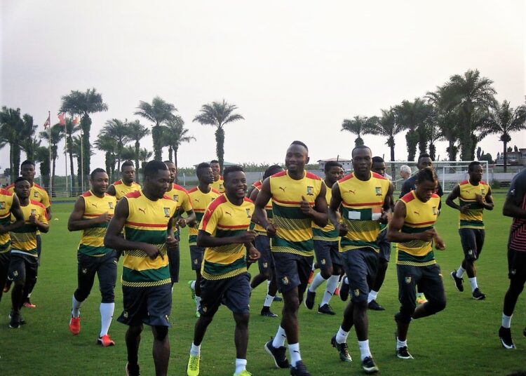 Lions Indomptables: Aussitôt arrivés à Libreville, aussitôt entraînés