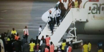 Les Champions d&rsquo;Afrique ont atterri à Nsimalen