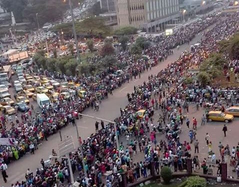 L&rsquo;accueil des Lions Indomptables dans les rues de Yaoundé (vidéo)