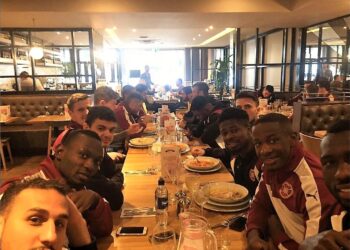 Le retour des Lions en Club: Arnaud Djoum a invité ses proches à la cérébration