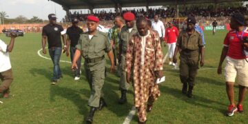 Onambélé Zibi et Essomba Mani prennent en otage le stade militaire