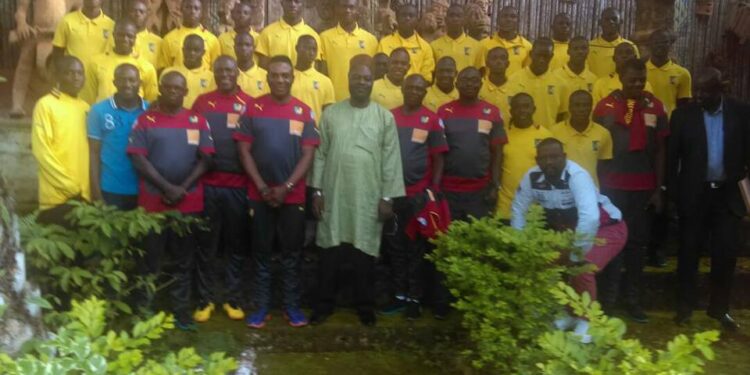 Les Lions U17 préparent le duel contre la Tanzanie à Yaoundé