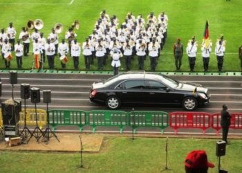 L&rsquo;arrivée triomphale du Président Biya