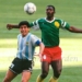 Diego Armando Maradona pleure Benjamin Massing