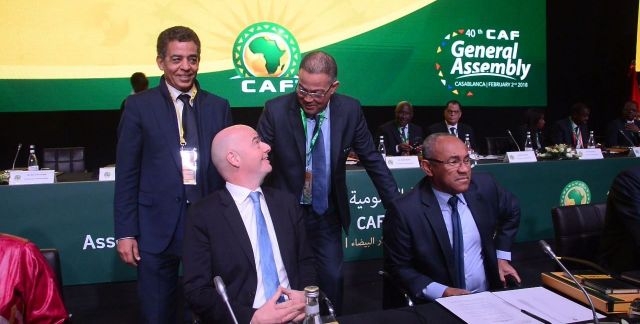Coupe du Monde 2026: Gianni Infantino et Ahmad Ahmad, c&rsquo;est chaud