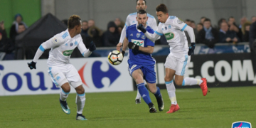 Coupe de France: Clinton Njié et l&rsquo;OM froissent Bourg-en-Bresse (9-0)