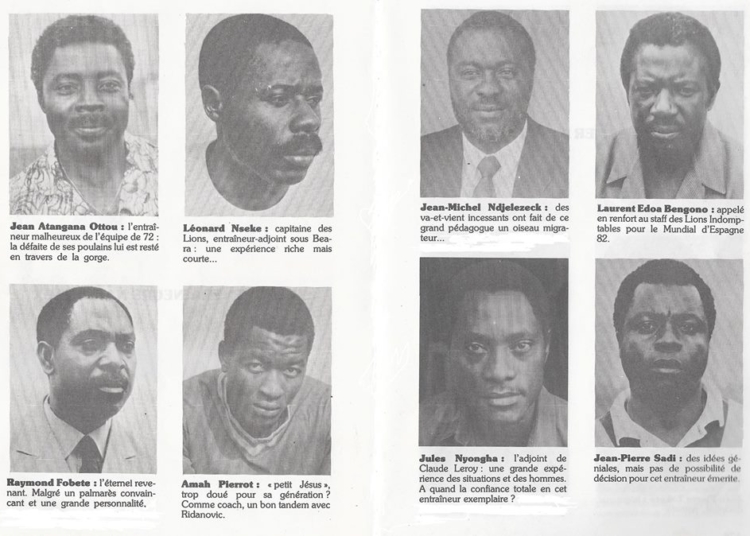 Les Legendes du Football Camerounais: Les entraîneurs nationaux