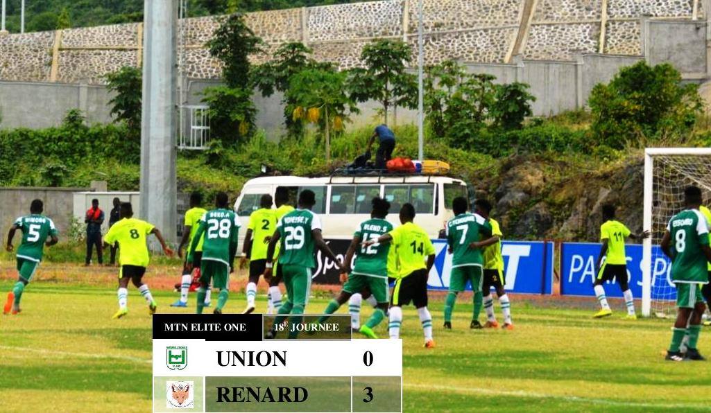 Union de Douala subit une lourde défaite contre Stade Renard