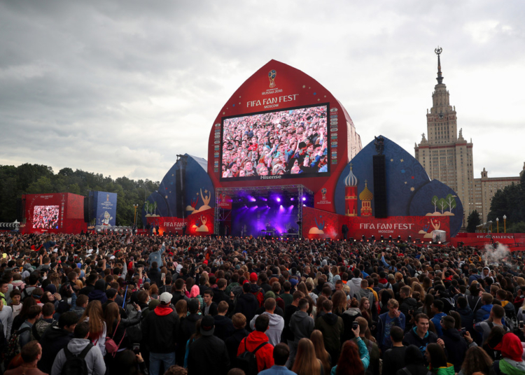 Coupe du Monde 2018: la FIFA Fan Fest a ouvert ses portes dimanche à Moscou