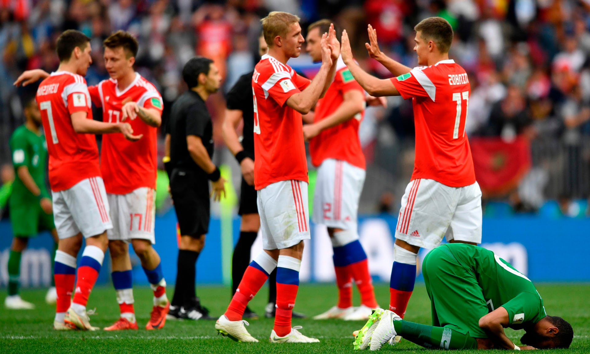 Coupe du Monde 2018: La Russie brise l’Arabie Saoudite (5-0)