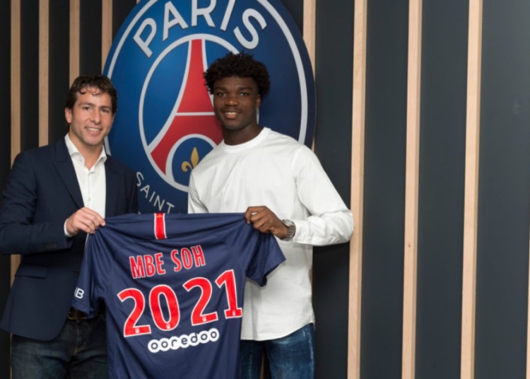 Premier contrat pro au PSG pour Loïc Mbe Soh