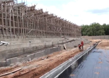 Infrastructures CAN 2019 : Visite guidée du chantier du stade d&rsquo;entraînement de Reyré