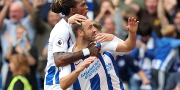 Gaétan Bong et Brighton & Hove Albion s&rsquo;éclatent contre Manchester United