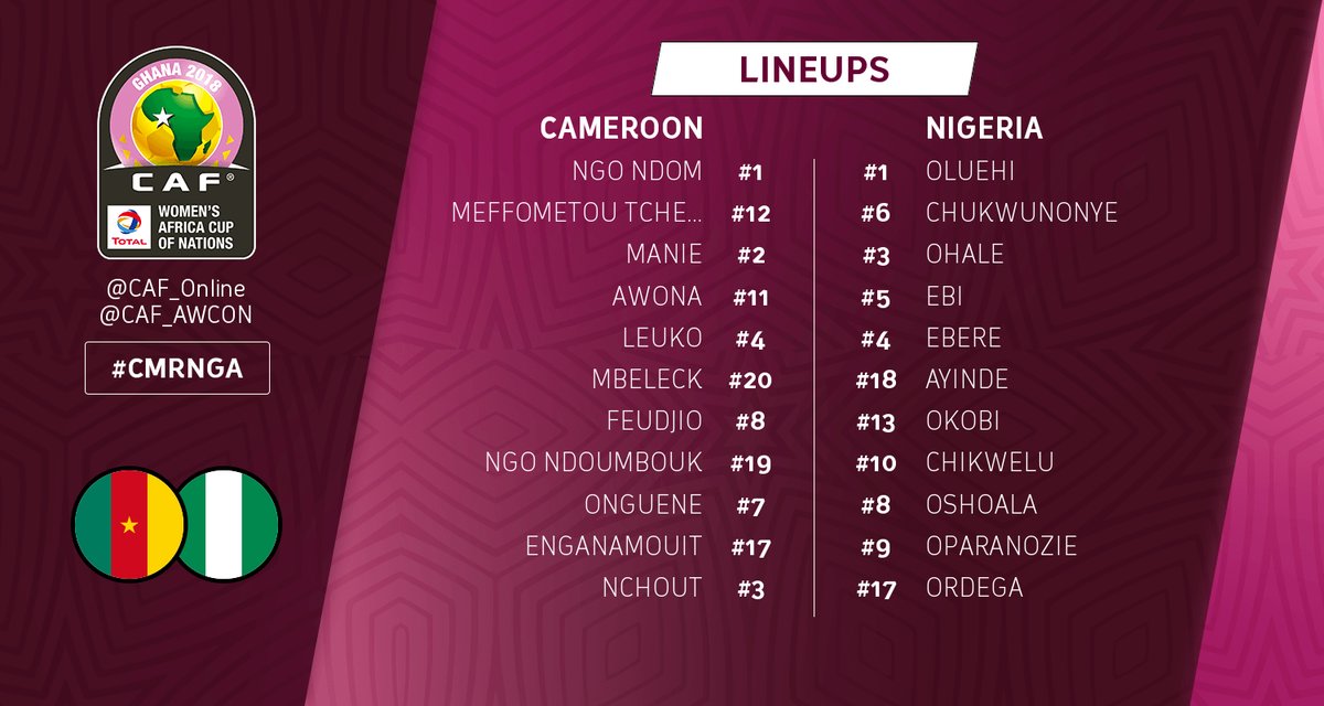 CAN 2018 F : Cameroun – Nigéria 0-0 (2-4 TAB)