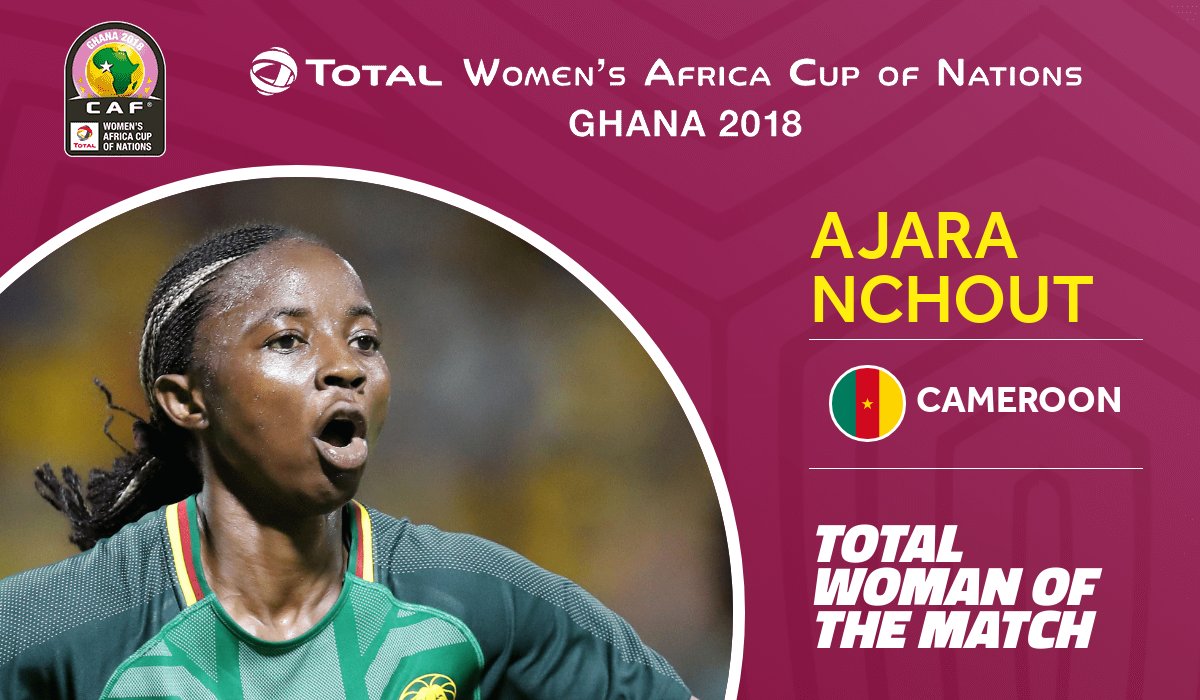 Cameroun  Nigéria : Njoya Ajara, joueuse du match