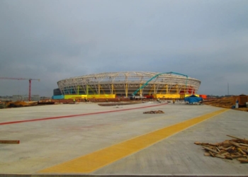 CAN 2021, Complexe Sportif de Japoma : lumière magique sous feux d&rsquo;artifice