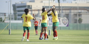 CM 2019 : les images du match amical des Lionnes (8-0)