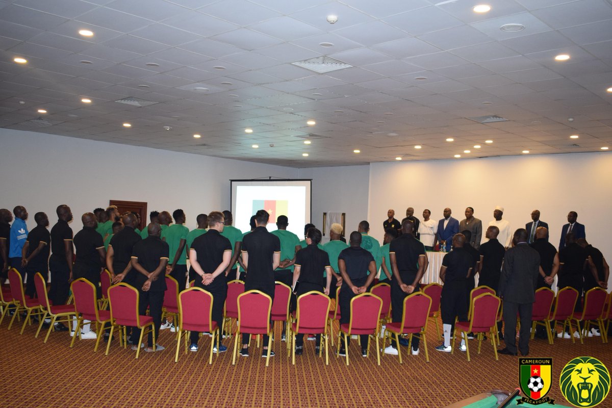 Bénin – Cameroun : les Lions ont reçu des réprésentants gouvernementaux