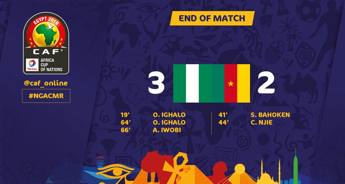 Nigéria – Cameroun : 3-2