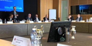 Après carrière : Pierre Achille Webo en formation au UEFA MIP