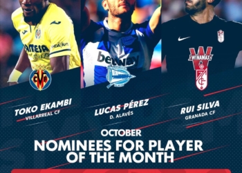Liga : Karl Toko-Ekambi en nomination pour le titre de joueur du mois